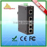 4 Port Din-mount 100Base Hardened Unmanaged Industrial network switch