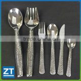 Disposable Plastic Silver Plated Tableware