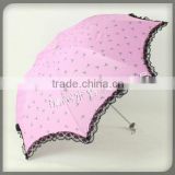LB315 eye-catching color promotional gift frilly umbrella