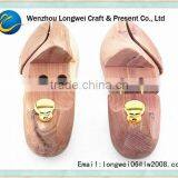 Laser Logo Metal Tube Wooden Shoetree/metal Shoe Stretcher