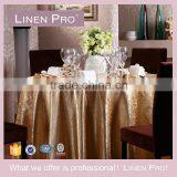 LinenPro 108 Inch Round Tablecloth for Party thumbnail-3
