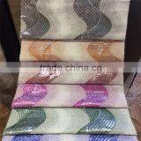 100%polyester cheap 280cm wide curtain with metallic yarn