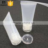 20ml Transparent Cosmetic Plastic Tube With Flip Top Cap