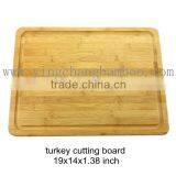 Extra Large Bamboo Turkey Chopping Board for a Thanksgiving Turkey thumbnail-2