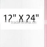 White Dye Sublimation Aluminum 12" x 24" Without Holes Blanks-Quantity Discounts Given thumbnail-1