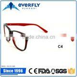 Fashion Demi Color Acetate Eyeglasses Cateye Shape Acetate Optical Frames thumbnail-2