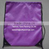 Customized Printed Promotional Drawstring Bag, Polyester String Bag