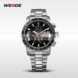 WEIDE Hot Sale Luxury Brand Watches Sport Men Full Steel Watch Military Watches Quartz Watch Water Resist WH3313