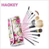 12pcs Aluminum Ferrule Wool Hair Cosmetic Woolen Brush Set thumbnail-2