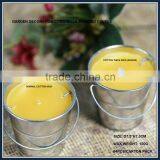 Traval Favor Metal Bucket With Thick Wick Out Door Citronella Candles thumbnail-3