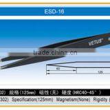 HRC40 Black Stainless Steel ESD Tweezers thumbnail-2