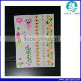 Custom Design Skin Safe Temporary Tattoo Sticker Fluorescent Tattoo Sticker thumbnail-1
