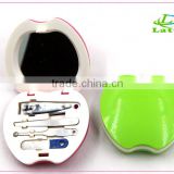 butterfiy shape of manicure set for travel cheap girls mini nail care nail pedicure manicure set