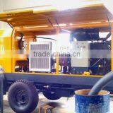 Xiniu 40m3 Trailer Concrete Pump Diesel Engine Concrete Pump thumbnail-4