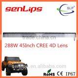 24000LM 4D Lens 50inch 288W C-REE Leds Light Bar Factory Price Light Bar for Offroad Truck