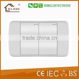 PC Material White Color 3 Gang 1 Way Electric Wall Power Switch thumbnail-3