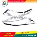 Chrome Accessories HEAD LAMP COVER for HONDA CITY 2012 thumbnail-1