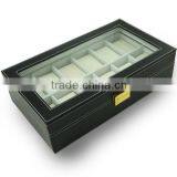 Gift Box for Watch With Buckle Lock, Fancy PU Leather Watch Box thumbnail-1