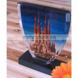 2016 Beautiful Popular Sale Crystal Frame, Simple Crystal Frame