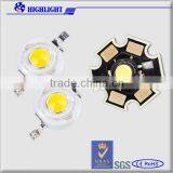 Epistar/Bridgelux Chip Shenzhen 1w High Power Led /3 Watt Led Diode With High Lumen