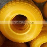 Top Quality Competitive Price Yellow Color Flat Free 13x4 pu Foam Tyre 4.00-6 thumbnail-2