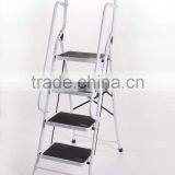 High Quality 4 Step Folding Ladder Safety Handrail Rail