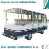 Electric Enclosed Shuttle Bus, 8 Seater, CE Approved