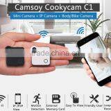New Arrival C1 Smart Cam 720P Battery Powered Wearable WIFI Wireless Hidden IP Camera thumbnail-2