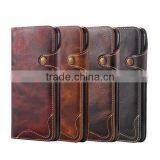 Retro Oil Wax Leather, Flip Cowhide Leather Phone Case For IPhone6/6s/plus thumbnail-6