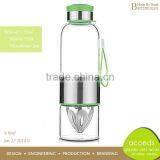Creative Borosilicate BPA Free Tea Infuser Bottle Glass With Silicone thumbnail-2