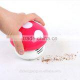 Wholesale Portable Lovely Mushroom Plastic Office Mini Table Vacuum Cleaner thumbnail-1