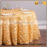 Luxury Rossete Table Cloth for Wedding thumbnail-3