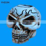 Personalized Mini Ceramic Decorative Skull Head