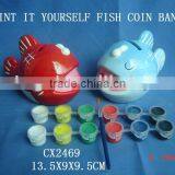 DIY Pottery Fish Coin Bank thumbnail-1