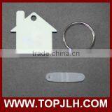 Promotional Decorative Gift MDF House Shape Keychain Personalized Sublimation thumbnail-3