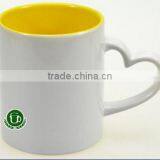 11oz Wholesale Bulk White Blank Coffee Ceramic Mug thumbnail-5