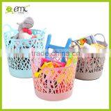 Emc Laundry Basket Plastic, Emc Plastic Laundry Baksets With Handle thumbnail-3