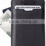 Italian Leather Ultra Thin Card Holder Slim Card Sleeve Wallet With RFID Protection thumbnail-2