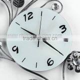 Hot Sale Dendritic Silvery White Nice Home Decor Wall Clock thumbnail-5