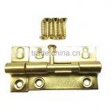 2-1/2" Wholesale Price Barrel Bolt For Wooden Door With Brass Plated thumbnail-1