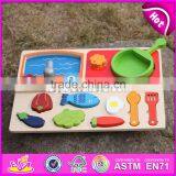 New Design Preschool Play Food Wooden Toy Kitchen Accessories for Kids W10B187 thumbnail-5
