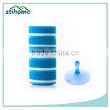 Multicolor Double Sided Cleaner Dishwashing Round Sponge Pads With Suction Cup Pack thumbnail-2
