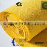 Yellow Color Burlap Jute Fabric 62-63'' Wide 100 Yards Long thumbnail-1