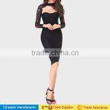 Cheap Bulk OEM Plus Size 3XL Bodycon Evening Dress Elegant Lace Cocktail Party Dresses for Women Sexy thumbnail-4