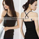Sexy Black Tank Tops for Women thumbnail-1