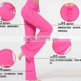 Spring Season Clothes Fitness Training Sports Trousers Women Modal Yoga Leggings Pants Running Dance Gym Workout Wear thumbnail-3