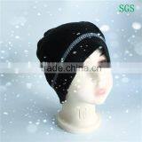 Promotional Red Color Adults Christmas Hat With White Ball thumbnail-5