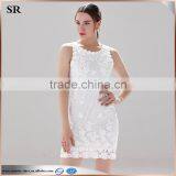 Sleeveless Ladies Elegant Fashion Crochet Simple Dress SR-D9778 thumbnail-2