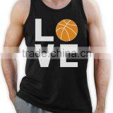 Mens 95% Polyester 5% Spandex Printing Sport Tank Top thumbnail-5