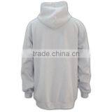 2016 New Customized Wholesale Shiny Black 100% Polyester Satin Grey Zip Hoodie thumbnail-3